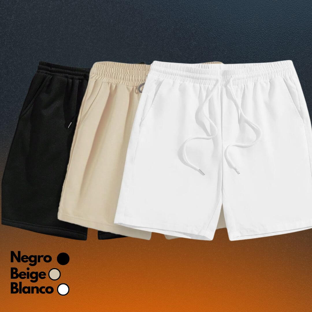 PACK DE 3 PANTALONETAS EN TELA BURDA DE 250 GRAMAJES