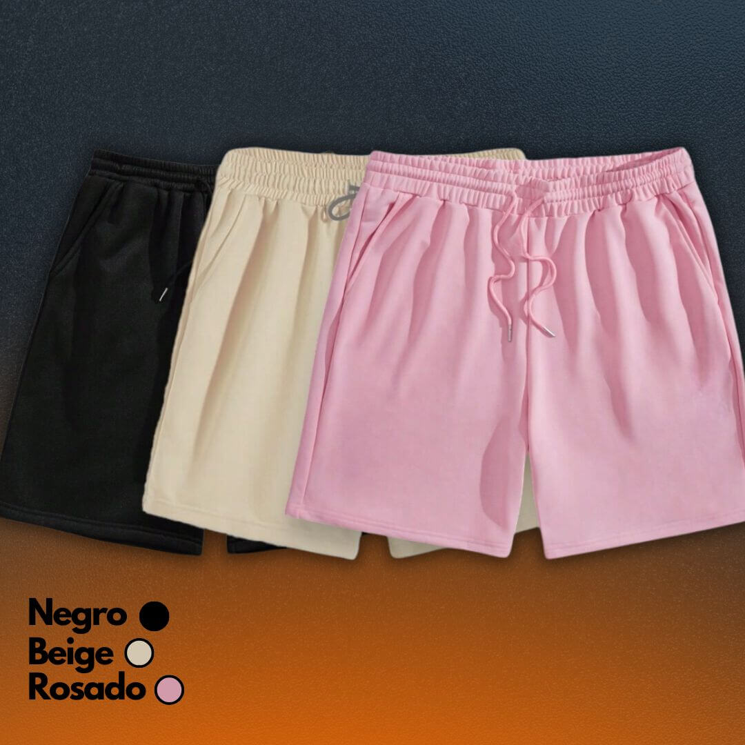 PACK DE 3 PANTALONETAS EN TELA BURDA DE 250 GRAMAJES