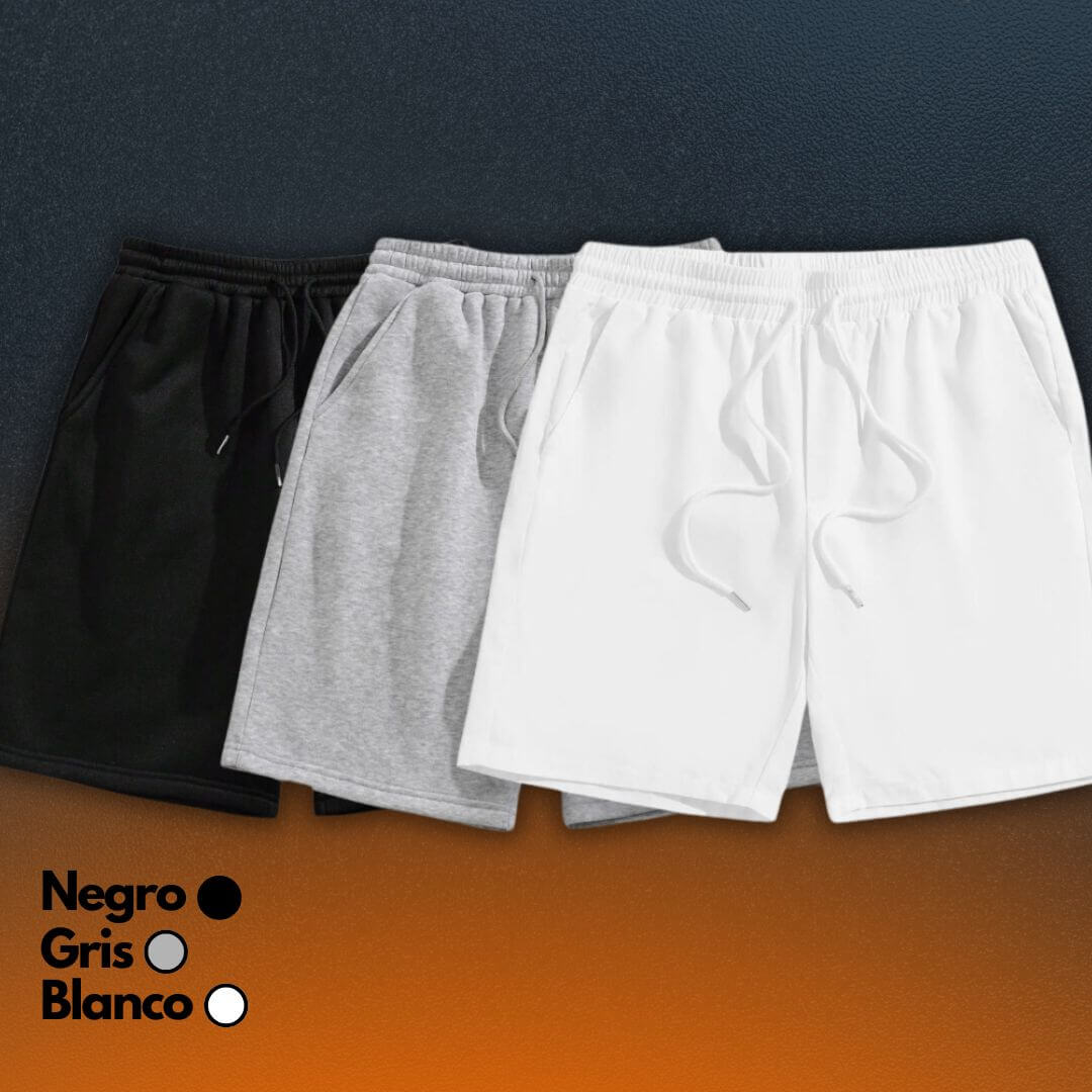 PACK DE 3 PANTALONETAS EN TELA BURDA DE 250 GRAMAJES