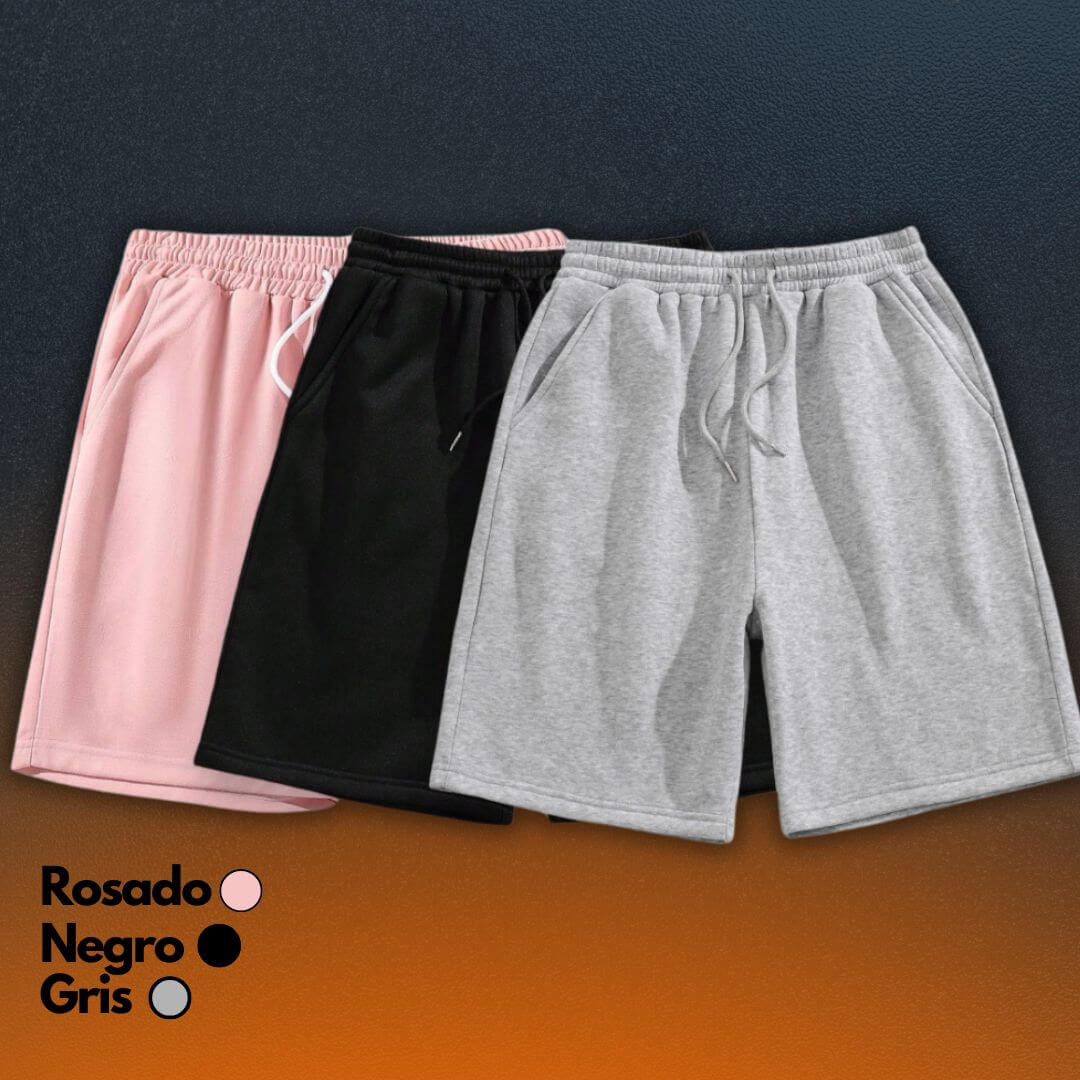PACK DE 3 PANTALONETAS EN TELA BURDA DE 250 GRAMAJES