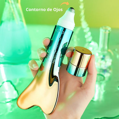 Contorno de Ojos con Masajeador Facial (Proteínas + Colágeno)