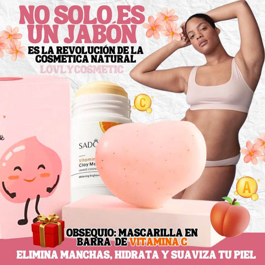 JABÓN DESPIGMENTANTE MELOCOTÓN + Vitamina C Obsequio🎁