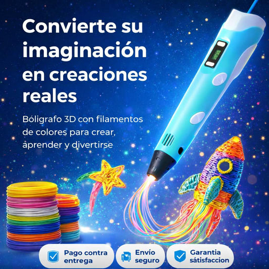 Bolígrafo 3D - Lápiz Creativo