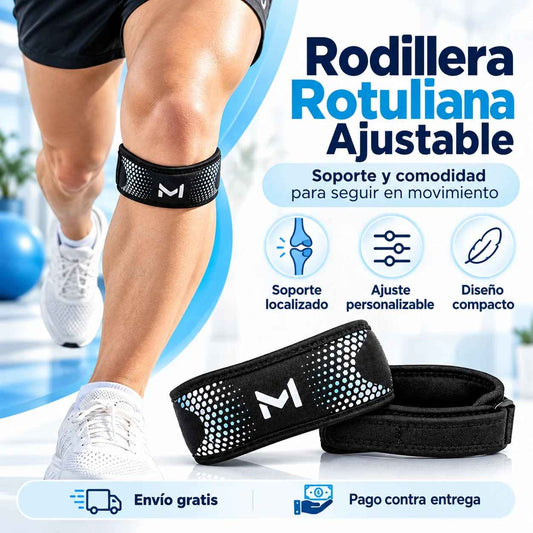 Rodillera Rotuliana Ajustable – Soporte y Comodidad para tus Rodillas