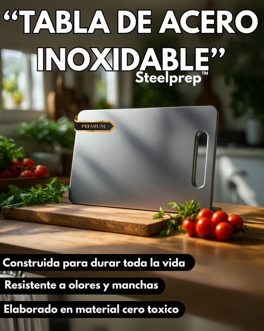 STEELPREP™ - TABLA PARA PICAR EN ACERO INOXIDABLE