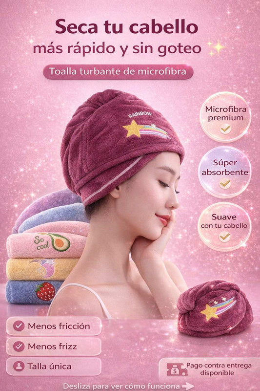 TOALLAS ANTI-FRIZZ MICROFIBRAS