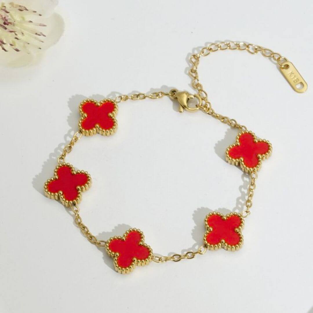 ¡OFERTA! Pulsera Trébol🍀 + Caja de regalo 🎁