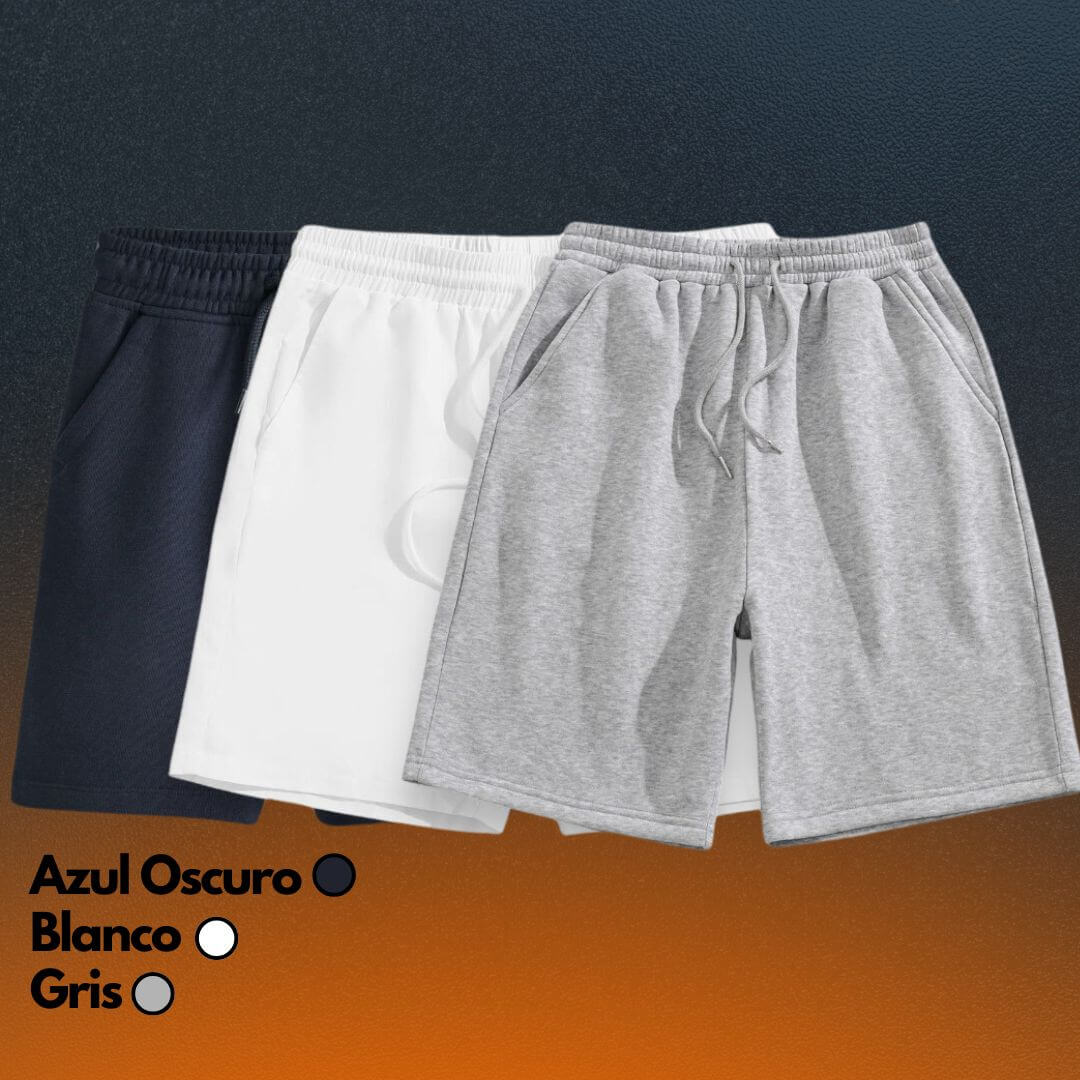 PACK DE 3 PANTALONETAS EN TELA BURDA DE 250 GRAMAJES