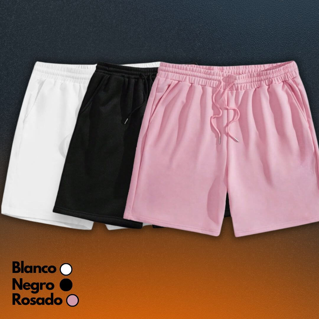 PACK DE 3 PANTALONETAS EN TELA BURDA DE 250 GRAMAJES