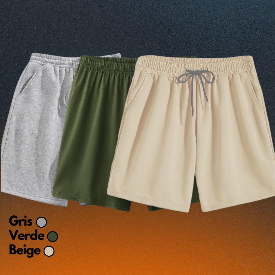 PACK DE 3 PANTALONETAS EN TELA BURDA DE 250 GRAMAJES