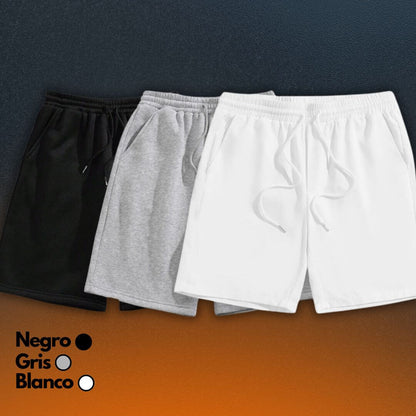 PACK DE 3 PANTALONETAS EN TELA BURDA DE 250 GRAMAJES