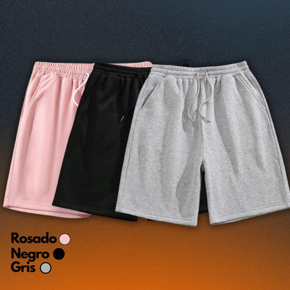PACK DE 3 PANTALONETAS EN TELA BURDA DE 250 GRAMAJES